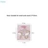 Kawaii Star Wing Acrylic Photocard Holder Keychain, Cute Glitter Kpop Idol Photo Sleeve Pendant for Collectibles