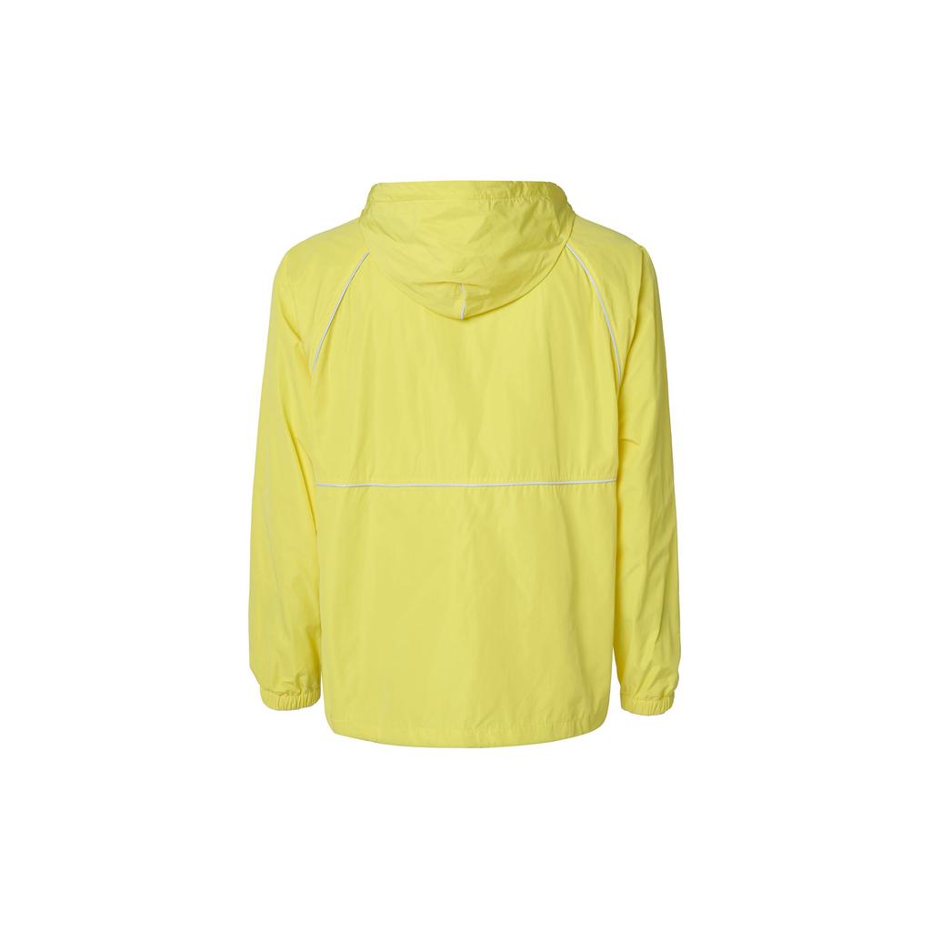 Nike Logo Print Woven Windbreaker Jacket With Hood And Zipper Men Jacket Yellow DQ4214-765