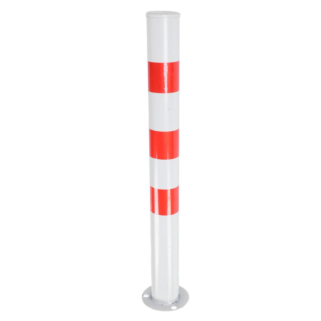 Bollard Post 29.5in Height 3in Diameter Cold Rolled Steel Parking Barrier Pipe