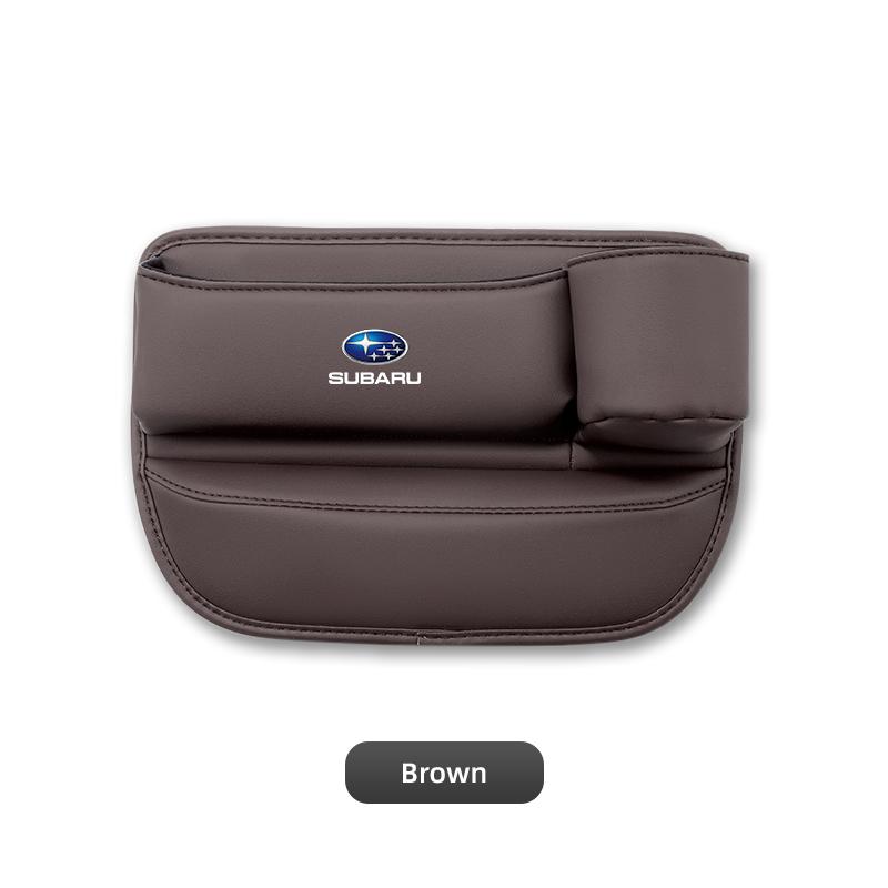 For Subaru Impreza Legacy WRX STI BRZ Levorg Forester XV Outback  Car Seat Gap Storage Box Leather Cup Holder Organizer Z18