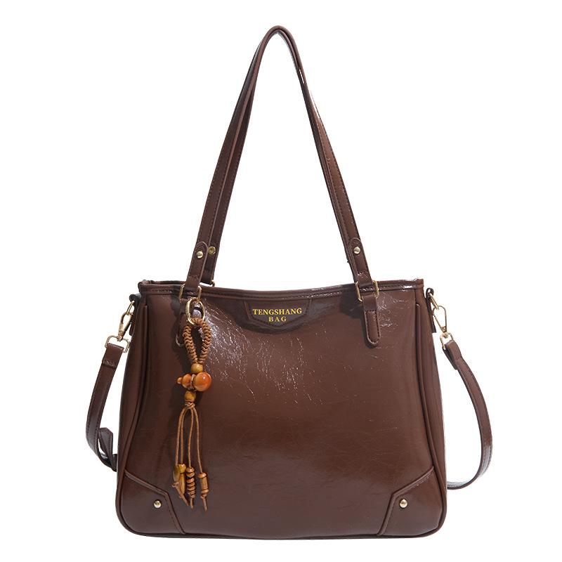 High-end Bag, Large-capacity Retro Crossbody Bag, Versatile Tote Bag for Commuting Casually
