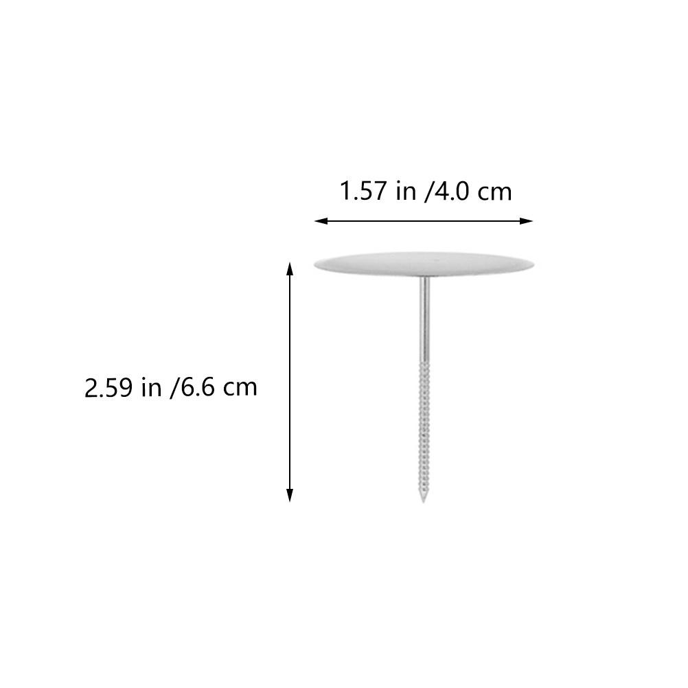 10Pcs Cake Flower Nails Stainless Steel Reusable Baking Tools for Cupcake Pie Decoration Creative Dessert Molds