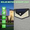 220LED Outdoor Solar Lights Waterproof Motion Sensor Wall Lamp 3 Lighting Modes Solar Powered Street Light for Yard Garden Decor