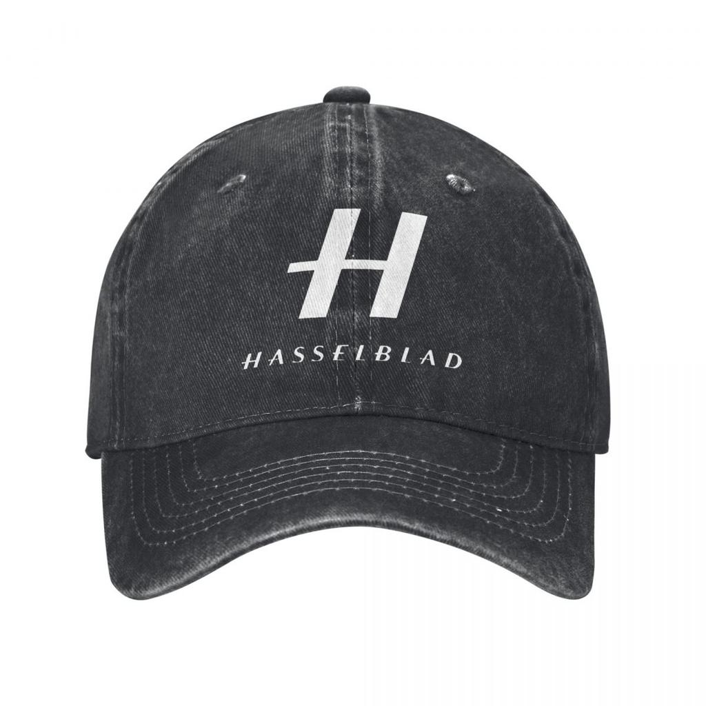 Hasselblad Das Logo der Profis Print Minimalistische Denim-Kappe Leichte Hüte Damen Baseballkappe Für Unisex