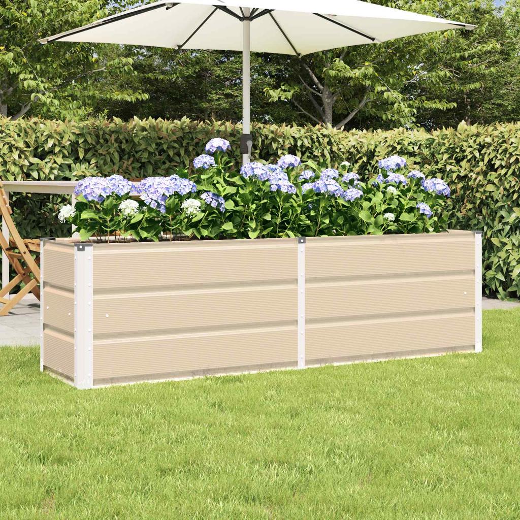 Ivory Planter Box 160 X 40 X 45 Cm Steel
