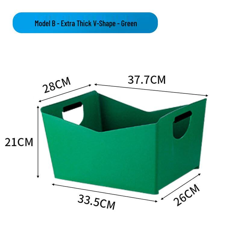 ZISIZ Extra Thick Plastic Rectangular Ice Bucket