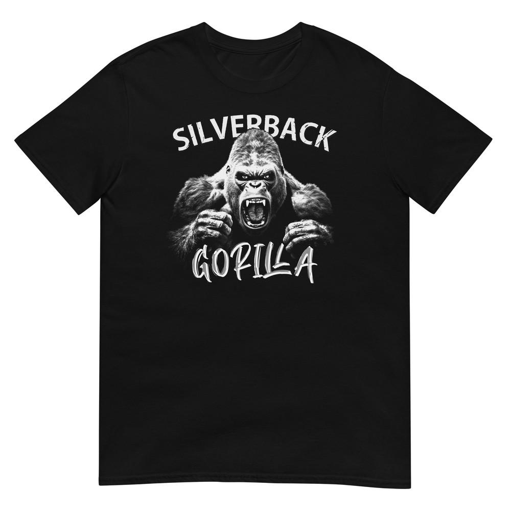 Gorilla Silverback Tshirt Silver Back Jungle King Design Unisex Tshirt Unisex T-Shirt XXXL