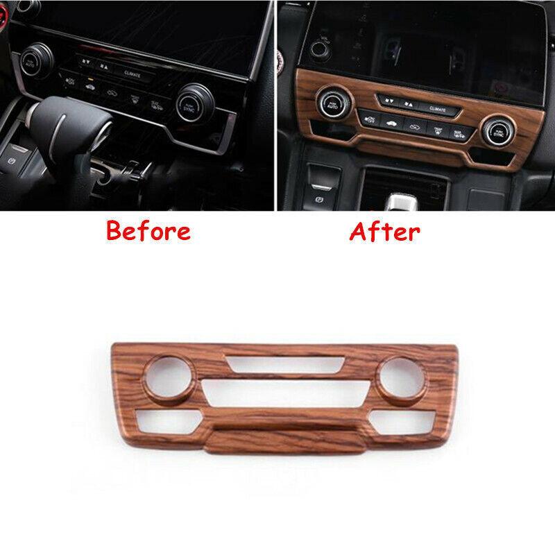 Interior Console Air Condition Switch Cover Trim For Honda CR-V CRV 2017-