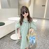 Stylish Children's Straw Bag With Cute Bow Trendy Shoulder Crossbody Design For Kids
