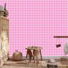 Wallpaper Fabric Pattern Powder Pink, White and Purple 50x1000