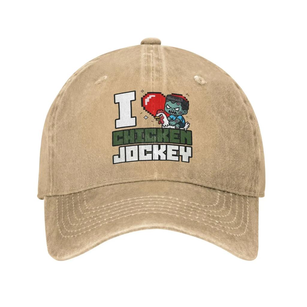 Unisex I Love Chicken Jockey Caps Merch Baseball Cap Fashion Absolute Cinema Movie Trucker Hats Adjustable