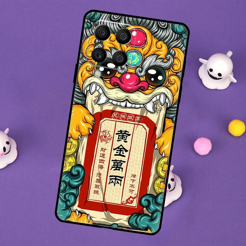 Cat Dragon Rabbit Chinese Style Cover For Samsung Galaxy M54 M14 M34 M33 M13 M23 M53 M15 M55 M31 M51 M20 M30s M32 M52 Case