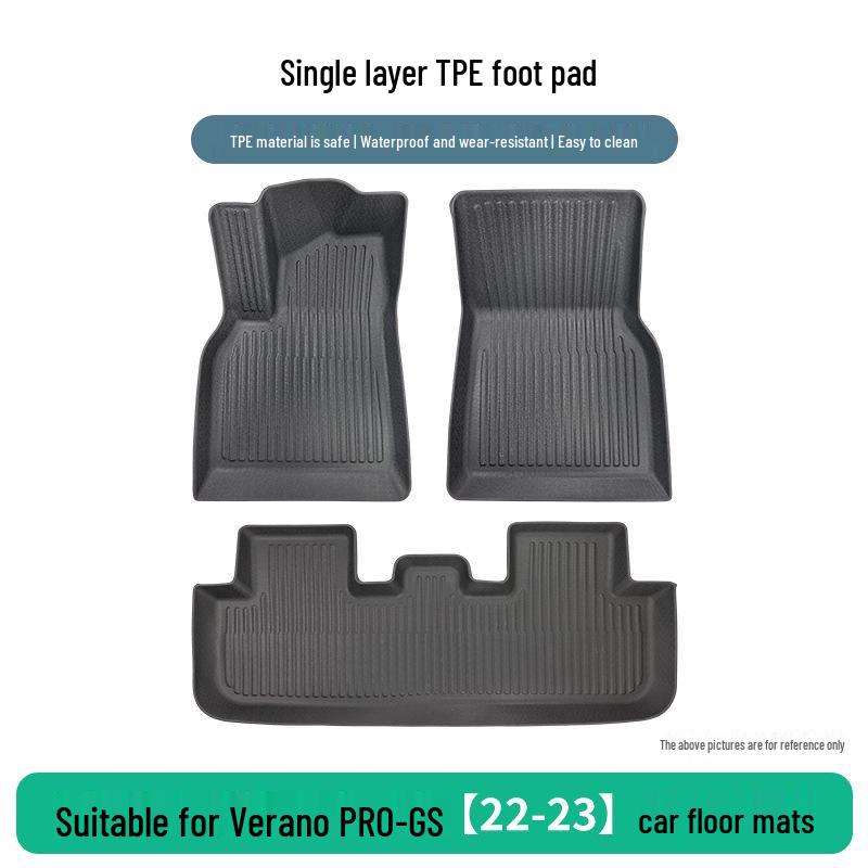 Buick Verano PRO-GS 22-23 Anti-Slip 3-Piece TPE Floor Mats