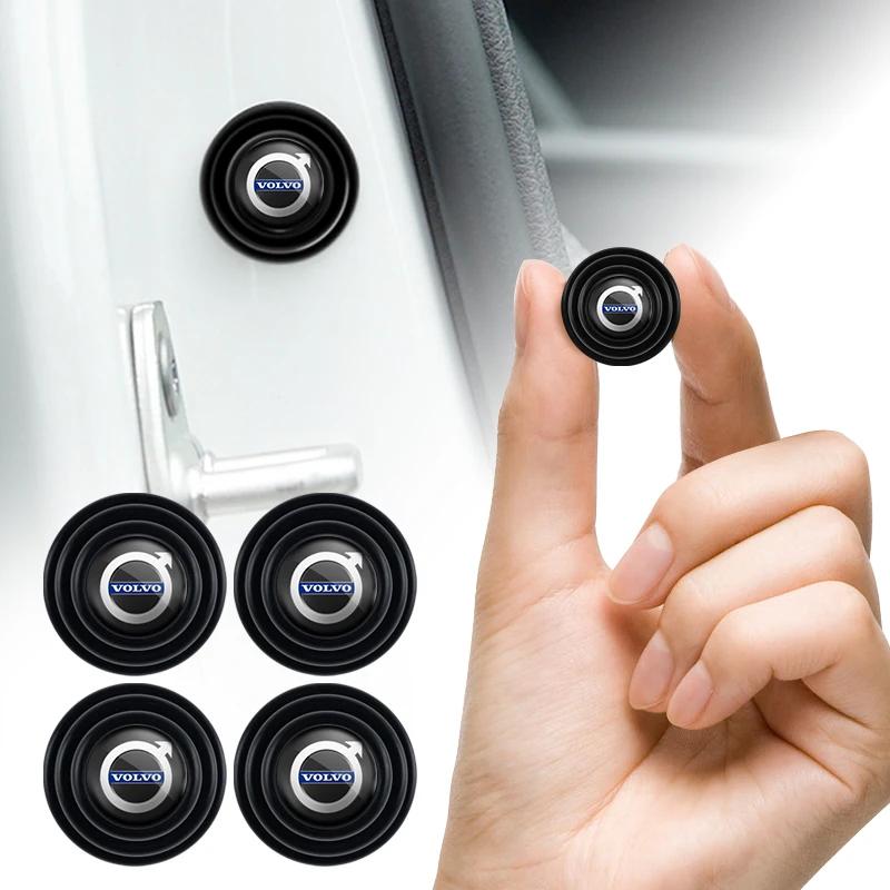 12Pcs Car Door Silicone Anti Shock Pad Sound Insulation Cushion Stickers For Volvo XC90 V90 V60 XC60 V40 S80 S60 S90 C40 XC40