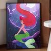 Disney Diamond Art Painting Kit Ariel Diamond Mosaic Pictures, Wall Art Crafts, Home Decor
