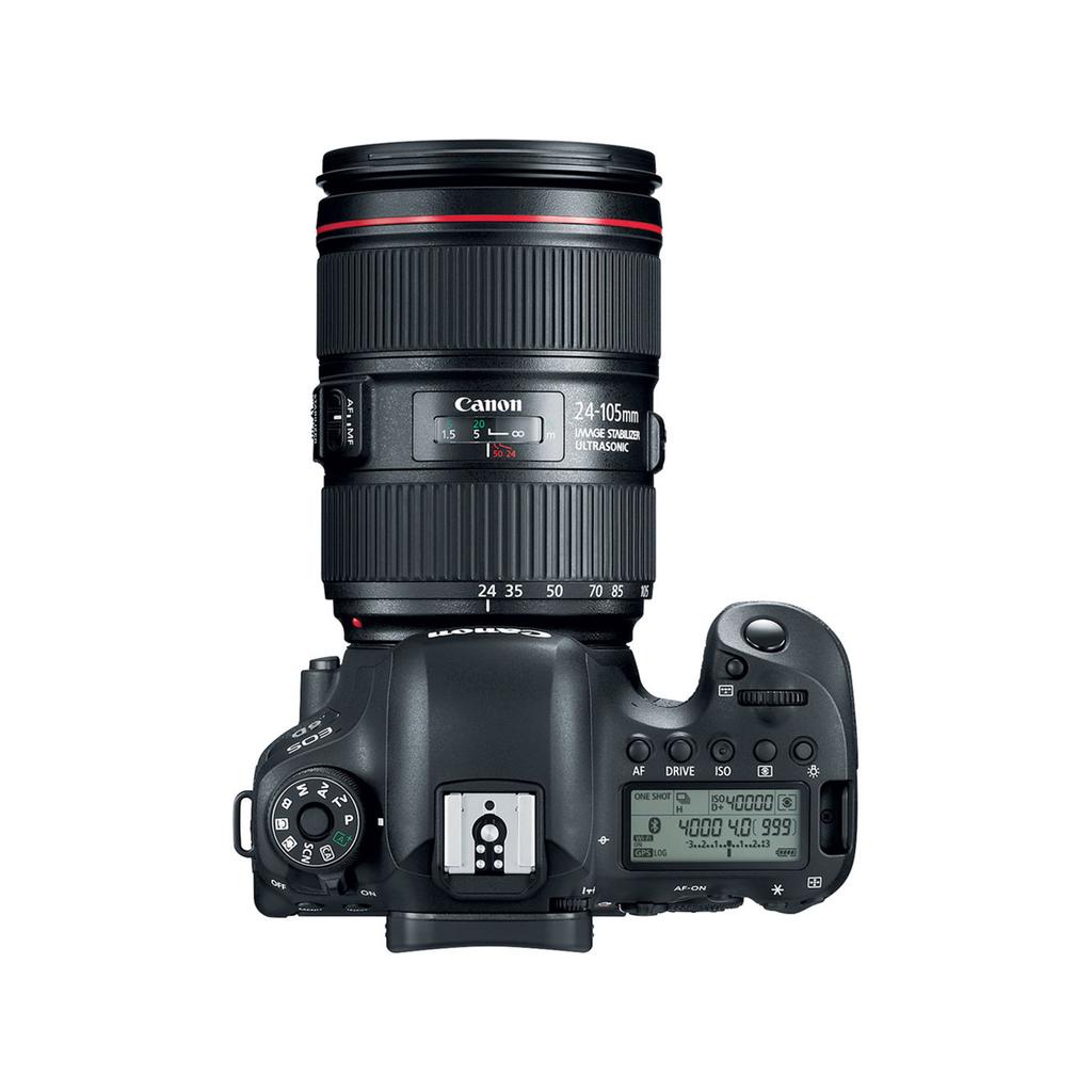 Canon EOS 6D Mark II Vollformat-Digitalkamera + EF 24-105mm f/4L IS II USM Zoomobjektiv