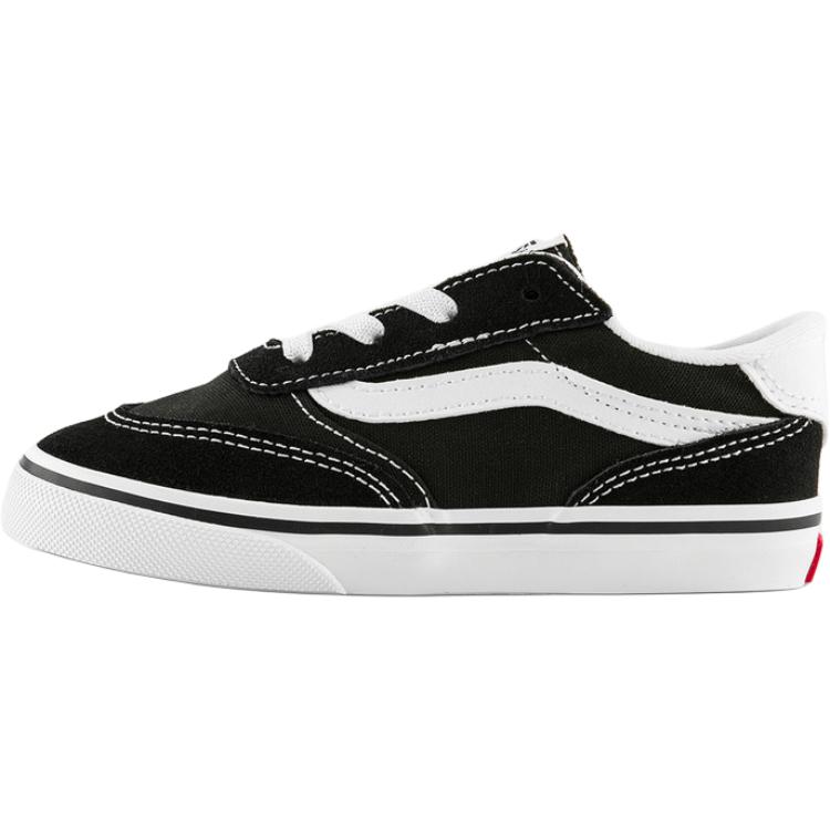 Vans Brooklyn Ls Slip-On Classics Comfortable Fashion Low-Top Walker Shoes Baby Sneaker Black VN000DBQMCG
