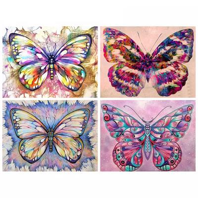 Diy Craft Diamond Painting Butterfly Diamond Embroidery Animal Rhinestones Mosaic Sale Handmade Gift