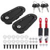 Security Lock Set Engine Hood Latch With Keys Car Hood Lock  Car Replacement Accessories