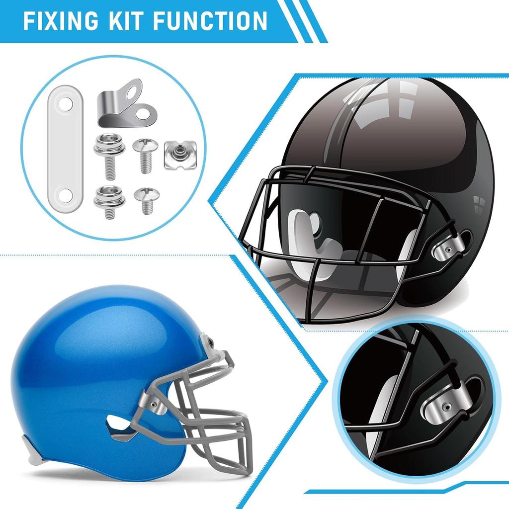 Hockey Helmet Repair Kit, Football Helmet Hardware Kit, 57 Hockey