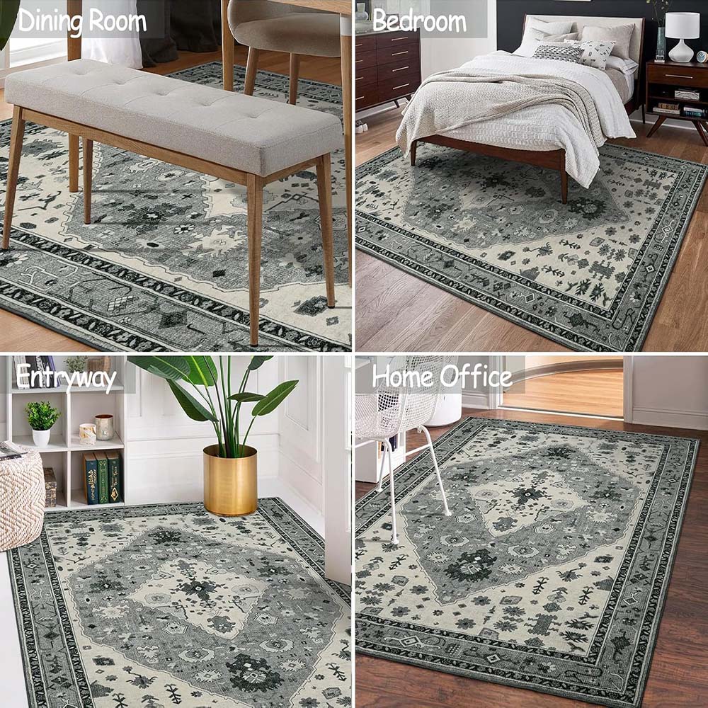 Children Digital Games Hopscotch Carpet Rug for Living Room Sofa Home Bedroom Doormat Kitchen Decor,Kid Play Non-slip Area Rug