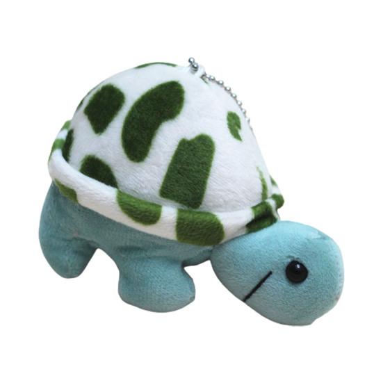 11cm Turtle Plush Pendant PP Cotton Fully Filled Lovely Marine Animal Plushies Ornament Soft Stuffed Animal Purse Keychain Pendant Birthday Gift