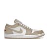 Sneakers da Uomo Air Jordan 1 Low SE Vela Rattan Bianco Crema Nero FB7168-121