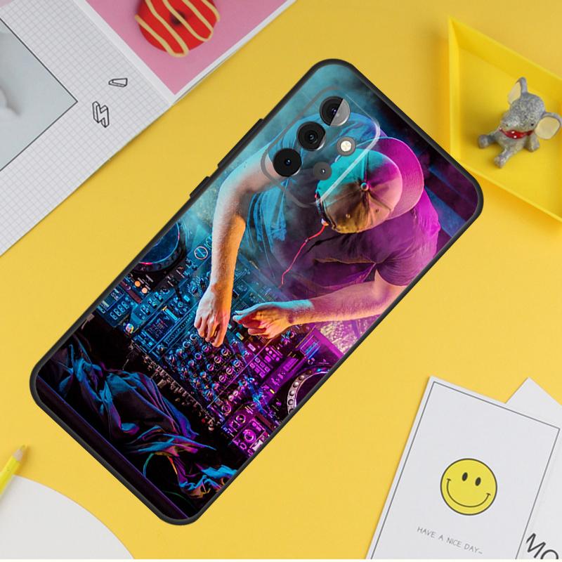 Electronic Music DJ Controller Mixer Cover For Samsung Galaxy A34 A35 A14 A15 A25 A53 A33 A13 A52 A32 A12 A51 A71 A54 A55 Case
