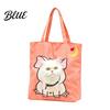 Portable Kitten Carrying Bag Pet with Head Hole, Plush Lion Rabbit Pig Cat Tote, Breathable Canvas Single Shoulder Pouch for Small Cats and