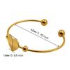 Stainless Steel Heart Bracelet for Women Cuff Bracelets On Hand Couple  Bangles Jewellery Accessories