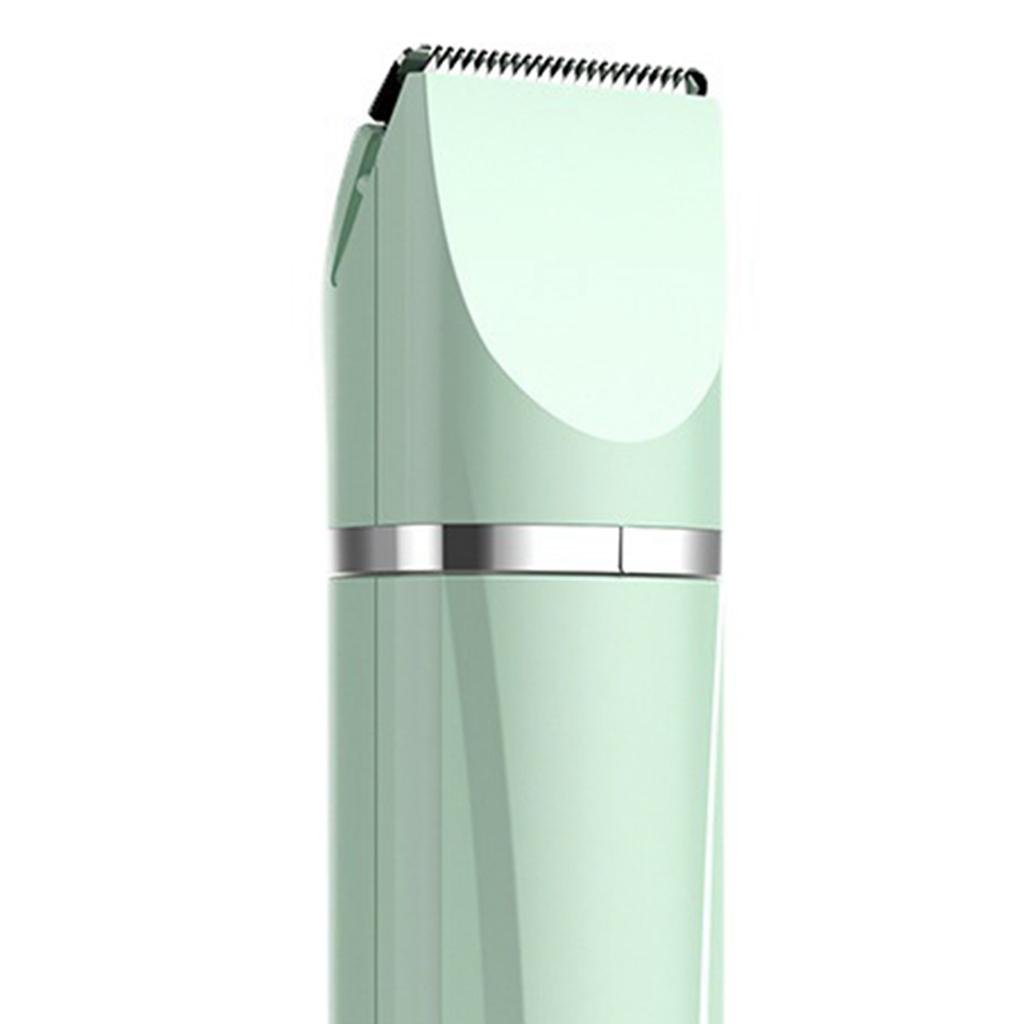 Pet Hair Trimmer 4 In 1 Rechargeable Low Noise Safe Electric Cat Puppy Hair Clipper for Nail Paw Body