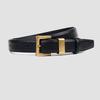 Women's Genuine Leather Belt Simple Versatile Buckle Belt High-End Fashion Denim Waistband