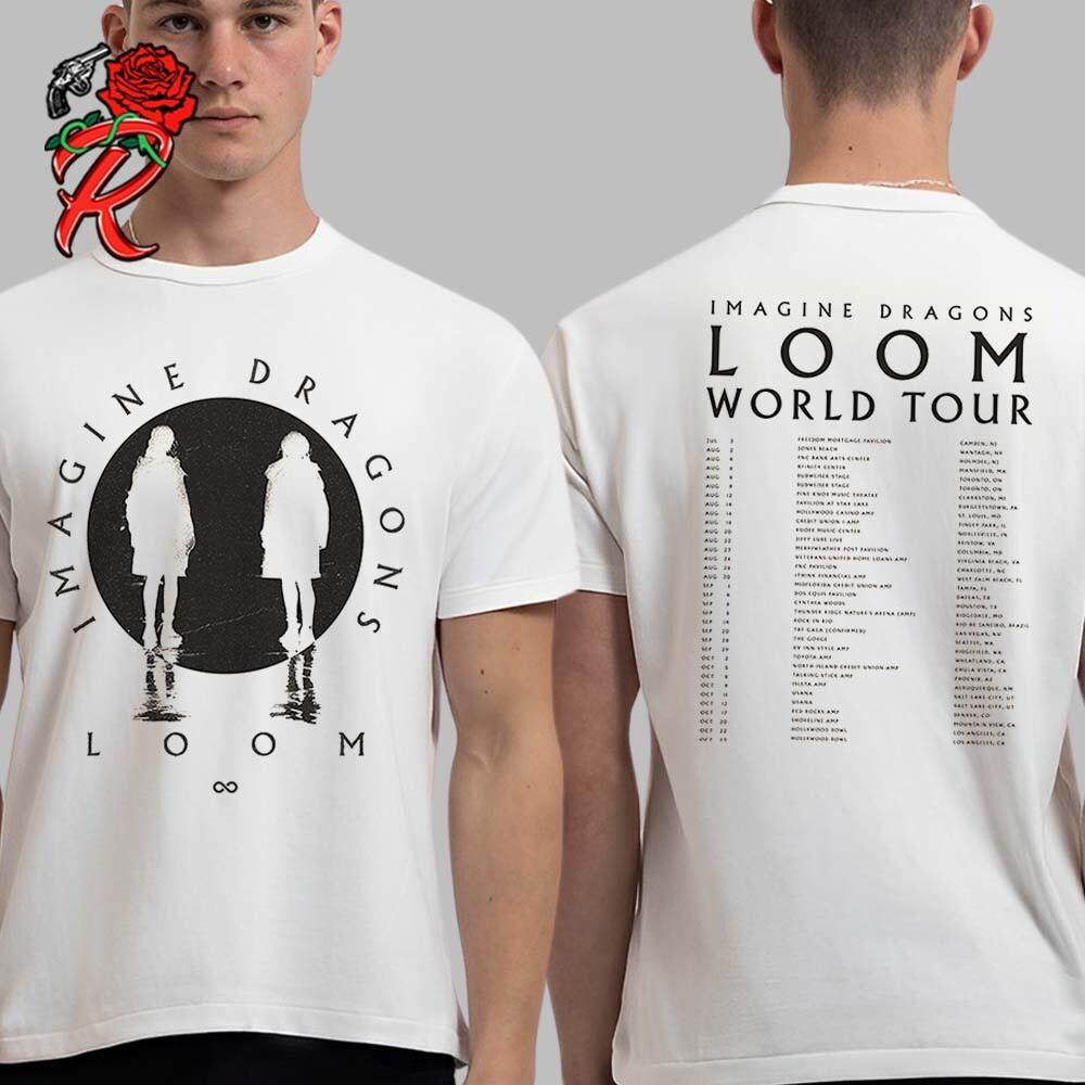 Imagine Dragons Loom World Tour 2024 North American Tour T-shirt S-4XL XXXL