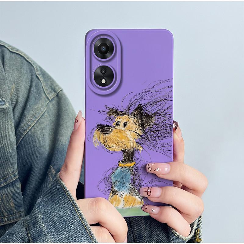 For OPPO A78 4G Phone Case CPH2565 Cover Soft Silicone Cute Panda Flower Boys Girls Painted Shell Funda Protective Casing Coque