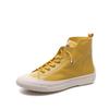 2025 spring and autumn new first-layer cowhide breathable high-top women's shoes Korean version fashion thick-soled one-pedal round-headed short boots