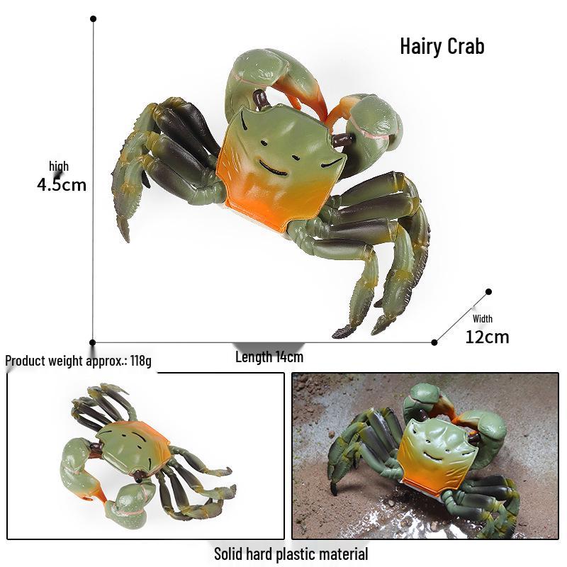 Children's Marine Life Model Toys: Squid, Mako Shark, Flying Fish, Greenfin Tuna