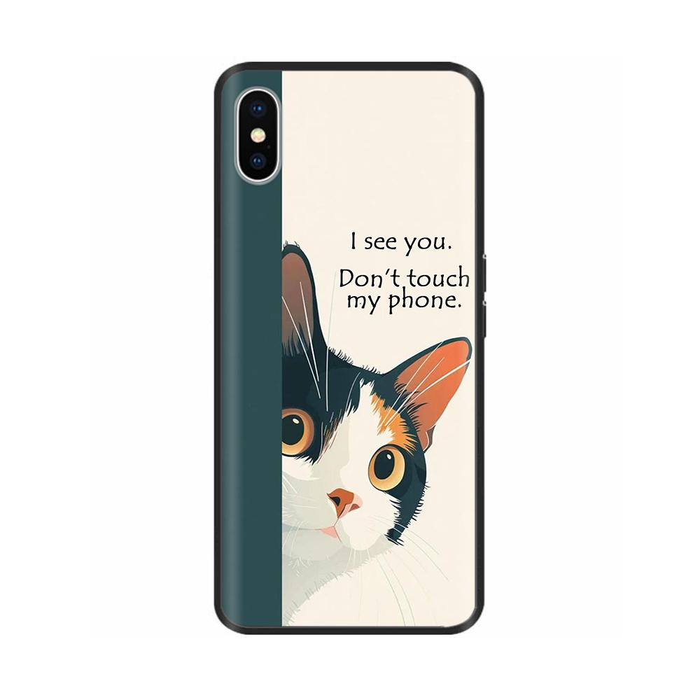 For iPhone X XS Flowers Soft TPU Silicone Phone Cases Shockproof Cover For iPhone X Xs Max XR Soft Liquid Housing Fundas Capa