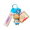 Cute Bear Plush And Rabbit Keychain For Girls Fluffy Bag Charm Soft Toy Gift