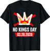 No Kings March 28 2026 No Kings Day Vintage Funny Men Women T-Shirt