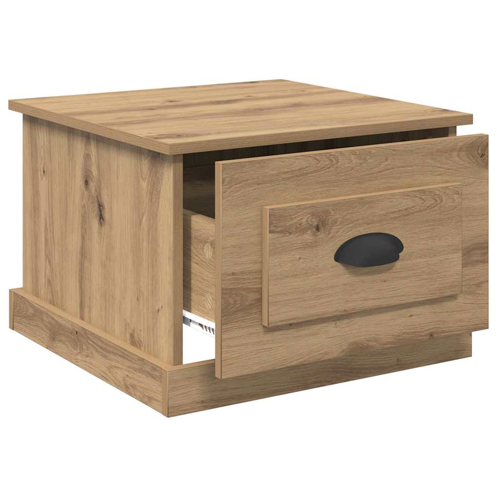 Artisan Oak Coffee Table 50 x 50 x 35 cm Particleboard