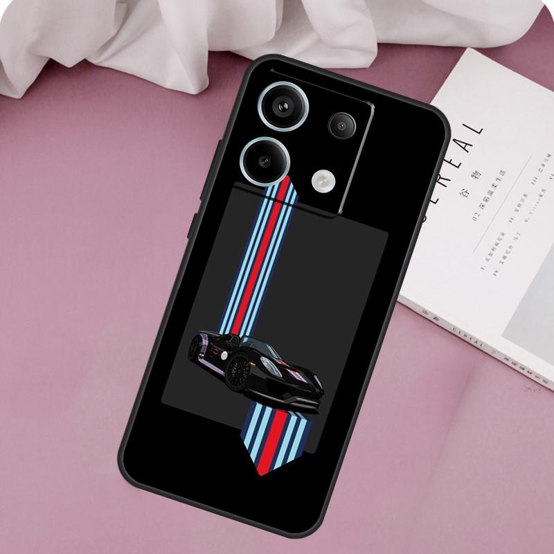 Racing Stripes racer Car Case For Xiaomi Redmi Note 12 11 9 10 13 Pro Plus 12S 11S 10S 9S Redmi 13C 9C 10C 12C Cover