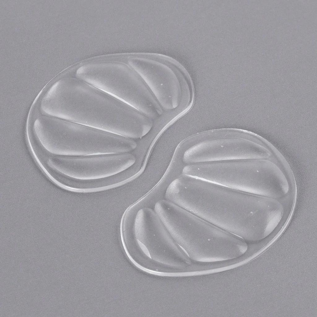 Clear Silicone Heel & Forefoot Cushion Pads Unisex Comfort for High Heels Sneakers Summer Wear (Lightweight Breathable)