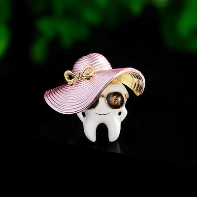 Dripping Teeth Popular Women's Cute Teeth Accessories Brooch