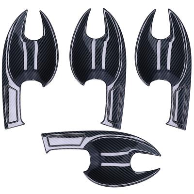 4 pezzi di accessori di ricambio per coprimaniglia portiera auto per Mazda CX?3 2016?Stile Fibra di Carbonio 2018