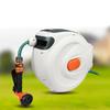 Retractable Garden Hose Reel  Standing Slow Return Wall Mount 180 Degree Swivel for Car Wash Watering Watering The Garden