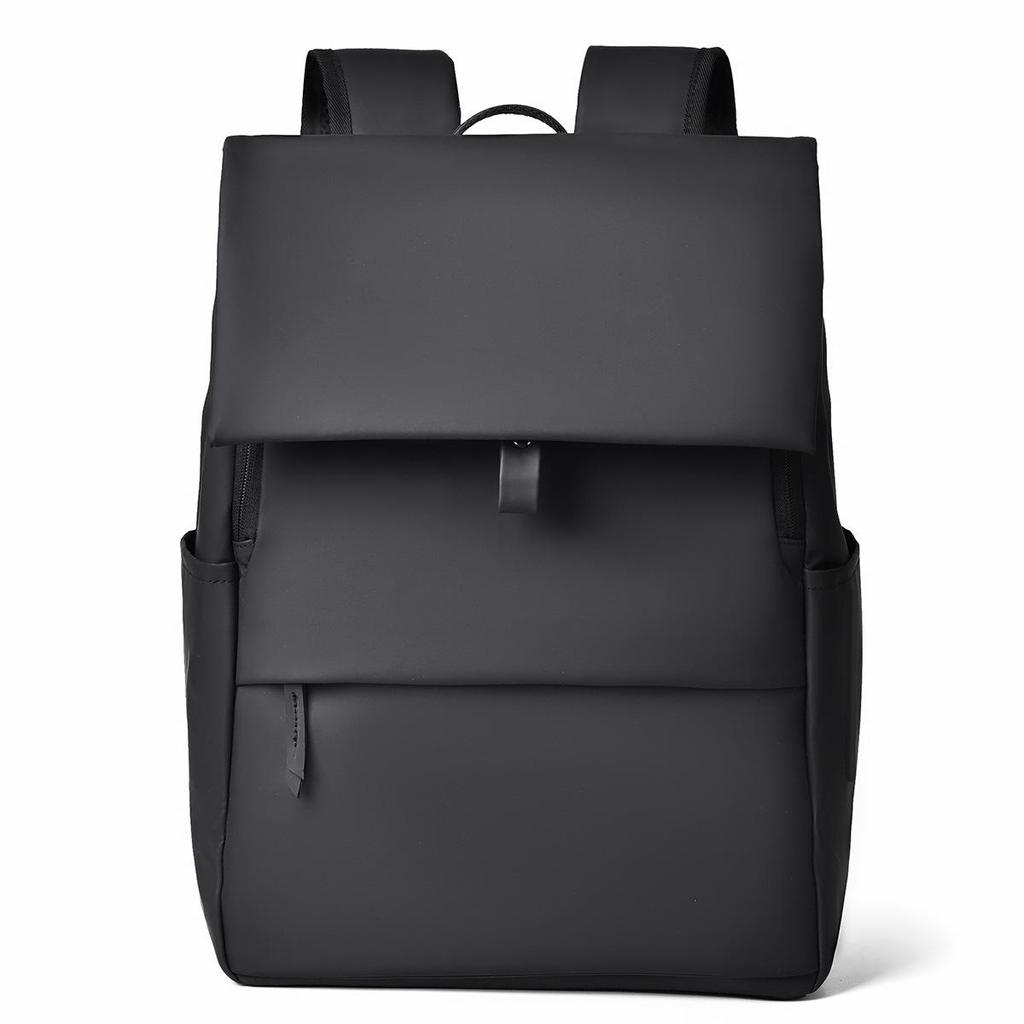 Men's Magnetic Flip Commuter Backpack: High-End Cross-Border Fashion for Leisure and Business Travel