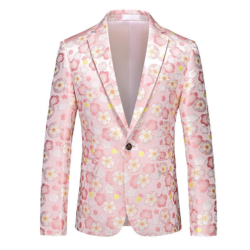 Men's Suit Large Size Suit Single West Slim Fit Fashion One Button