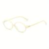 Y2K Retro Oval Frame Glasses Women Leopard Ins Sweet Cool Eyewear Trend Brand Reading Computer Anti Blue Light Eyeglasses