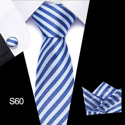 Men's Business Professionals Striped Tie Wedding Suit Accessories Polyester Tie Men