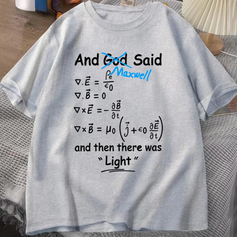 Funny Math Clock Print T Shirts Top Birthday Gifts Oneck T Shirt for Unisex Short Sleeve Tshirt Male Tops Humorous Math TShirts